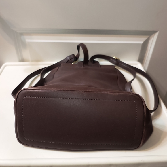 VTG Coach Legacy West Hampton Brown Leather Backpack - Style 9827 - Picture 11 of 11